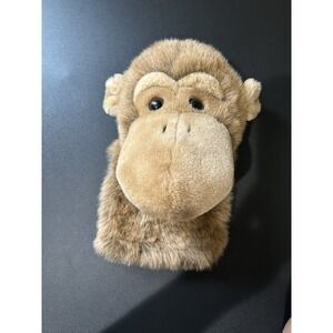 VTG PUPPET PARADE/RUSS BERRIE & CO. PLUSH MONKEY PUPPET, MOVEABLE MOUTH, 10 INCH